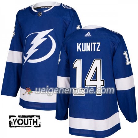 Kinder Eishockey Tampa Bay Lightning Trikot Chris Kunitz 14 Adidas 2017-2018 Blau Authentic
